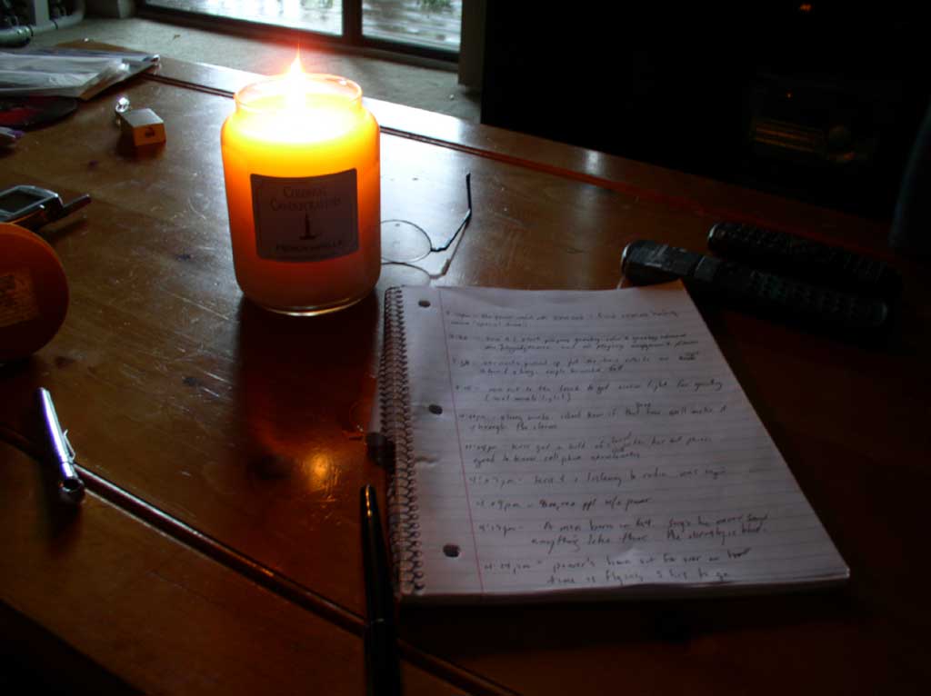 2003 09 18 pen paper candle